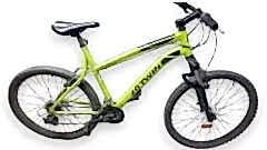 K-51 B'twin Rockrider 340 26''  21s V Lime-Siyah Dağ Bisikleti / Saatlik